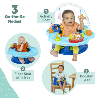Bright Starts Disney Baby Finding Nemo 3-ühes SuperSeat iste beebile, sinine