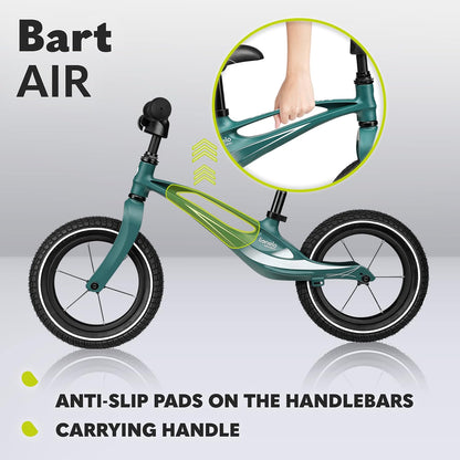 Lionelo Bart Air 12″ tasakaaluratas lastele – Green Forest