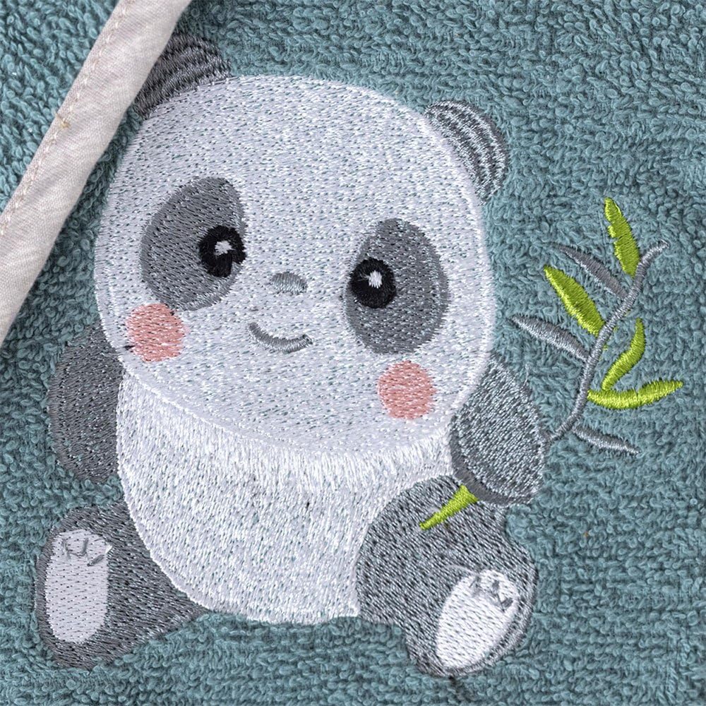 Interbaby laste froteehommikumantel, sinine/panda