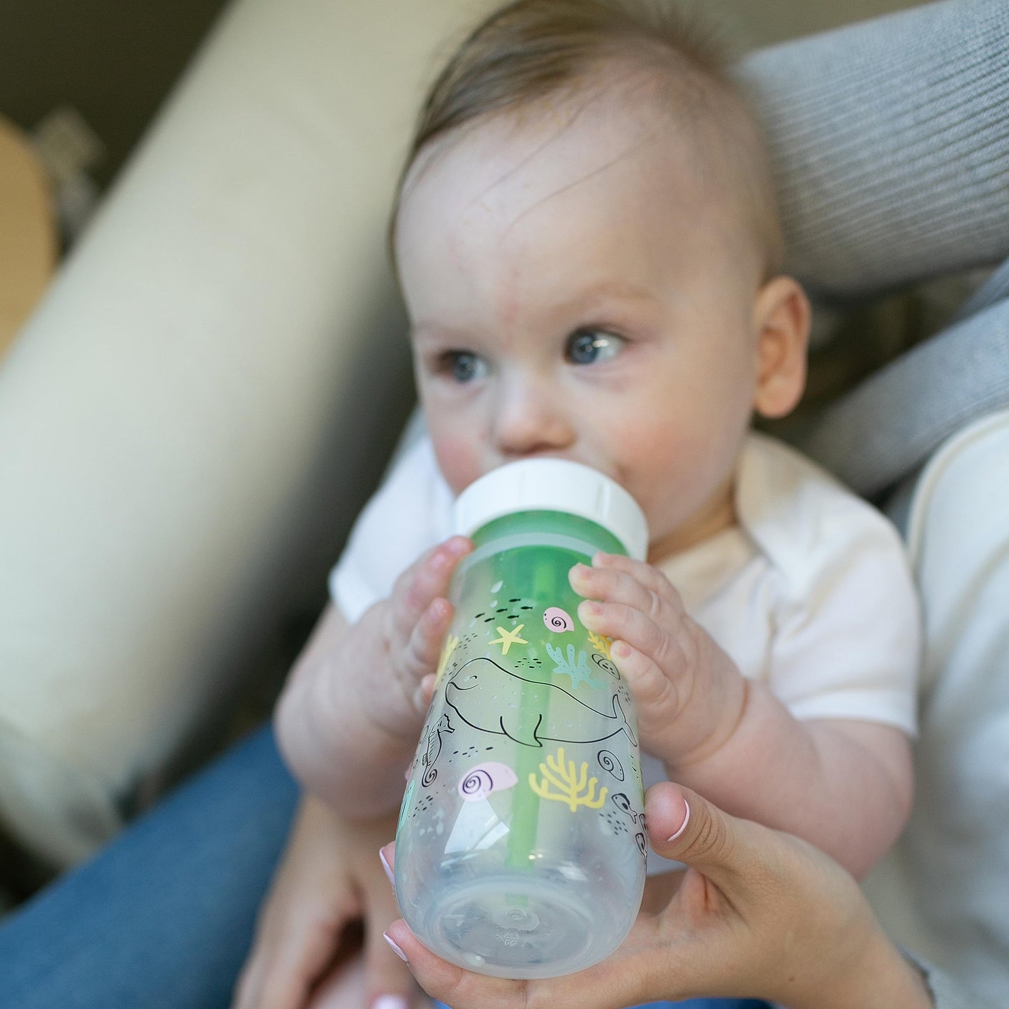 Dr. Brown's lutipudel Anti-Colic Weithals, 270 ml, 0+ kuud, Ocean, 2 tk