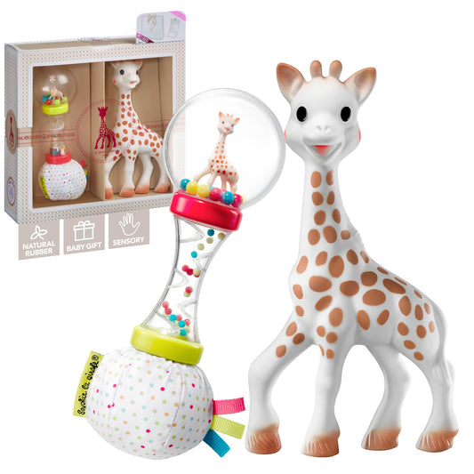 Sophie la girafe kinkekomplekt närimisleluga ja kõristiga