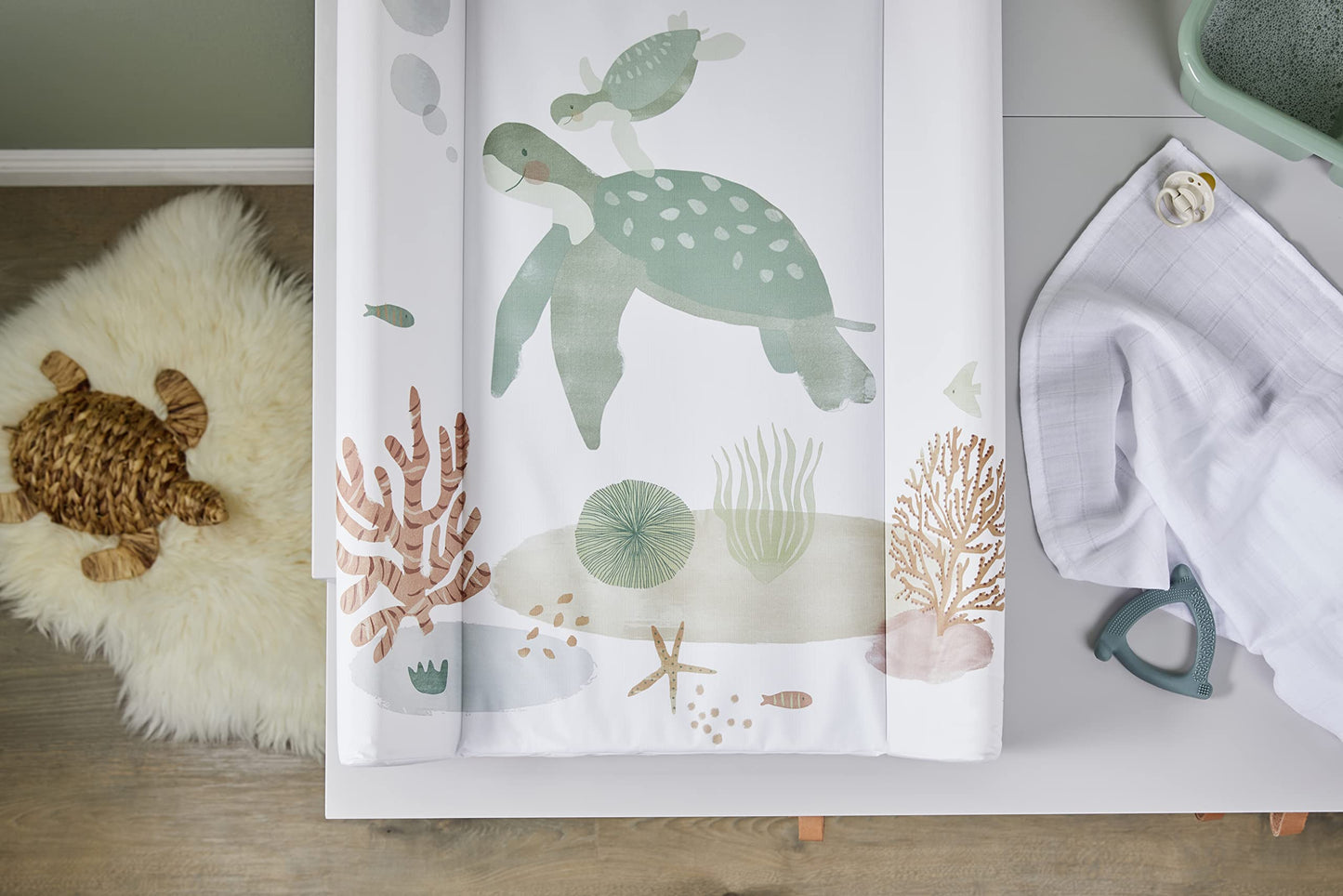 Rotho Babydesign mähkimisalus, Sea Life, 70 × 50 cm