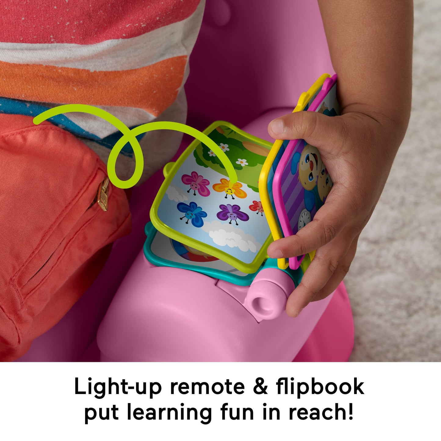 Fisher-Price Laugh & Learn Smart Stages õppetool (EN/DE/FR), 6–36 k, roosa