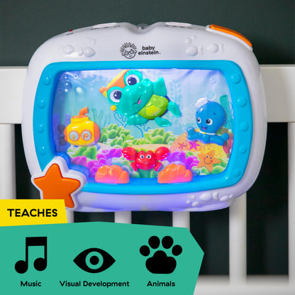 Baby Einstein Sea Dreams akvaarium muusikaline öölamp ja voodimänguasi beebidele
