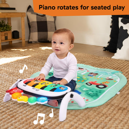 Baby Einstein Kickin Tunes Farm Explorers 4-ühes mängumatt klaveriga, roheline