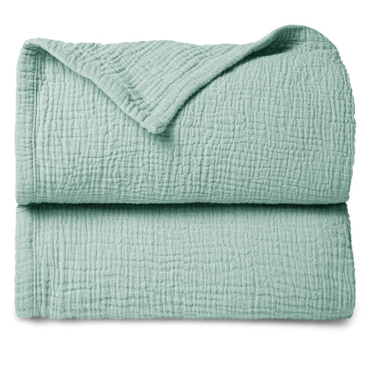 lulumoon musliintekk beebile 120 × 120 cm, 4-kihiline puuvill – Sage