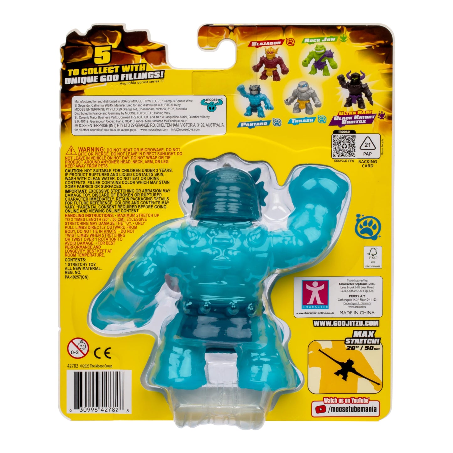 Heroes of Goo Jit Zu Stretch Strikers – veniv tegevusfiguur Pantaro
