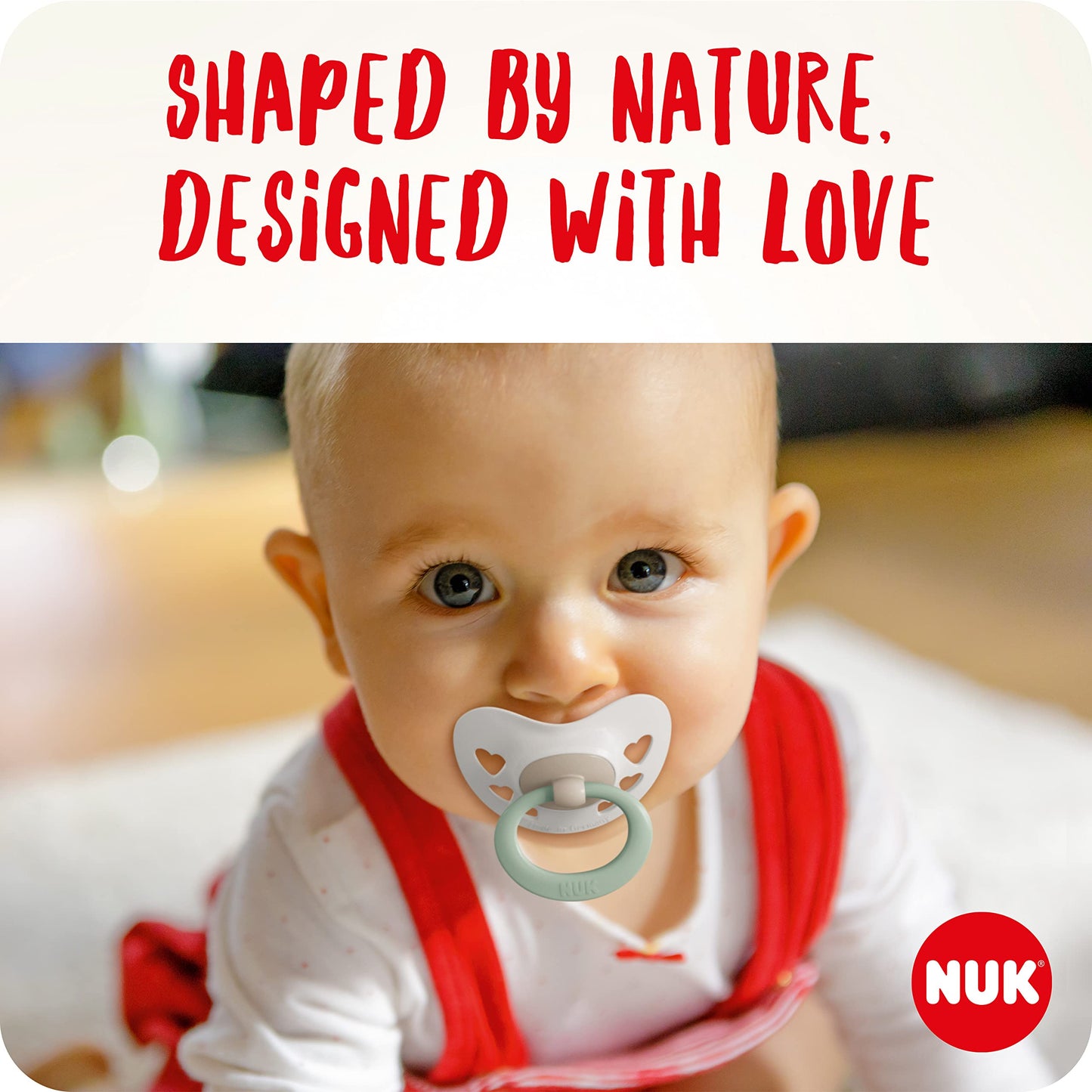 NUK Signature lutt 6–18 kuud, sinine/roheline (2 tk)