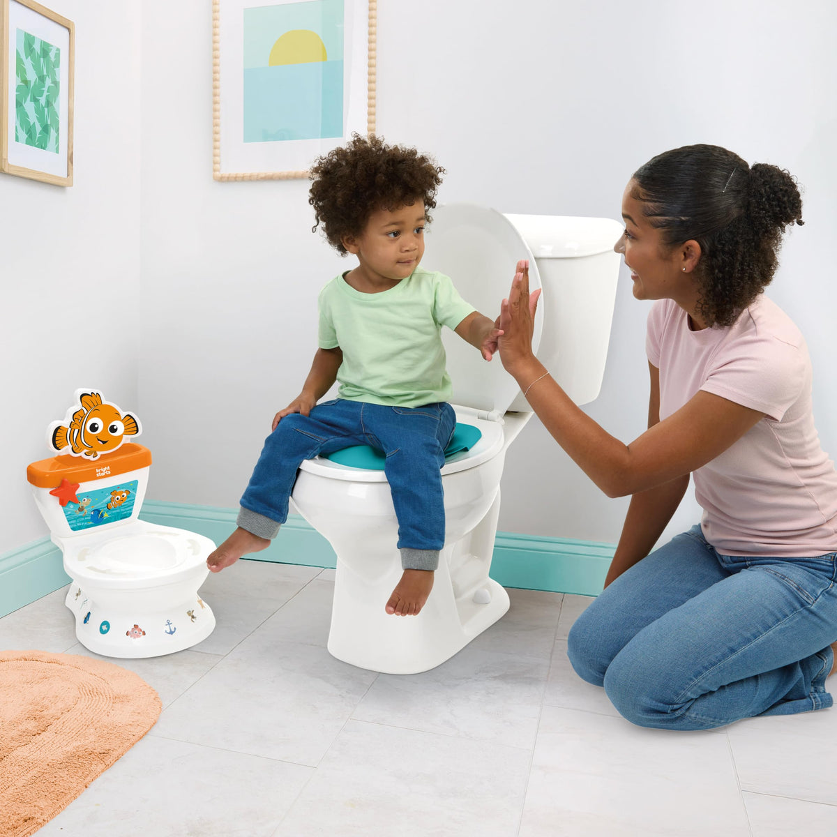 Bright Starts pottaistuin My Size 2-in-1 Disney Baby Findet Nemo, sininen, 18+ kuukautta