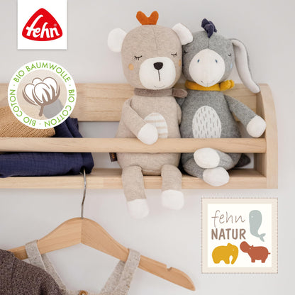 Fehn fehnNATUR puidust haaramislelu Teddy, pruun, alates sünnist