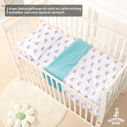 SUPERBE BEBE beebitekk Turtle Rainbow 75 x 100 cm