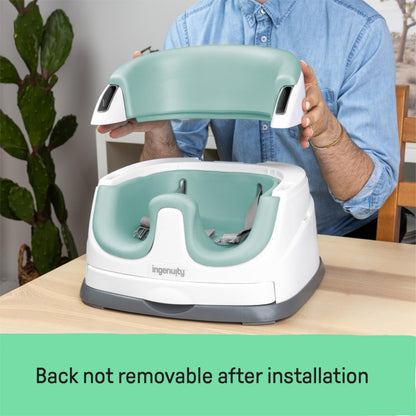 Ingenuity 2-ühes söögitooli iste Baby Base 2-in-1, Mist, alates 6 kuust