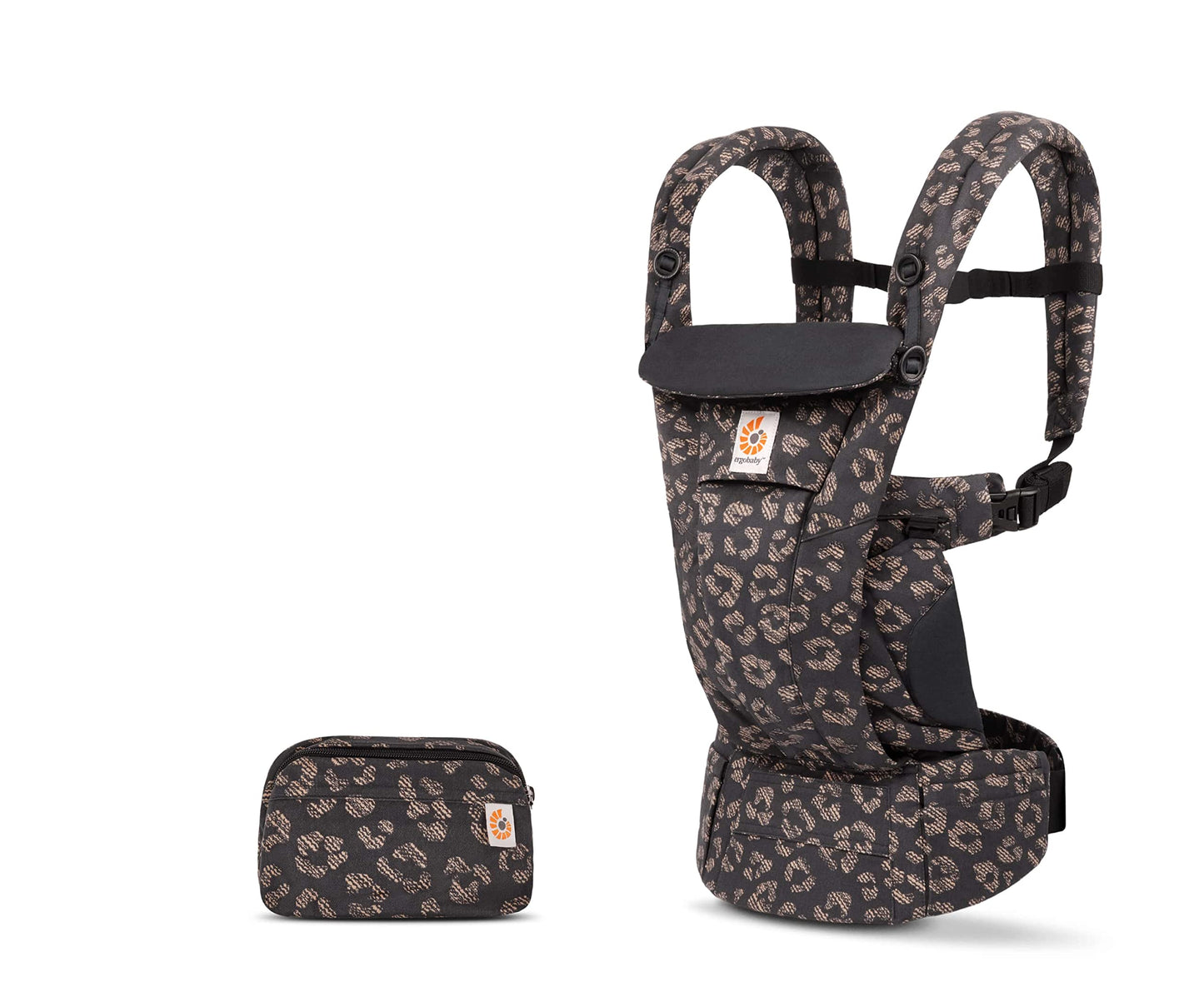 Ergobaby Omni Dream 4-ühes kandekott vastsündinule, SoftTouch puuvill, Black Leopard