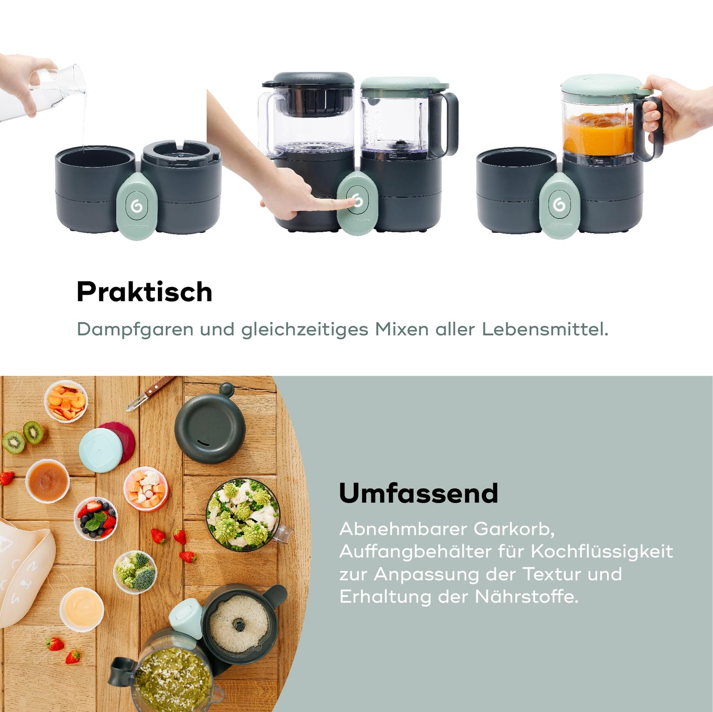 Babymoov Nutribaby One 4-in-1 blender-auruti – 2 L