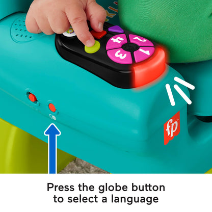 Fisher-Price Laugh & Learn Smart Stages õppetool (EN/DE/FR), 6–36 k, roheline