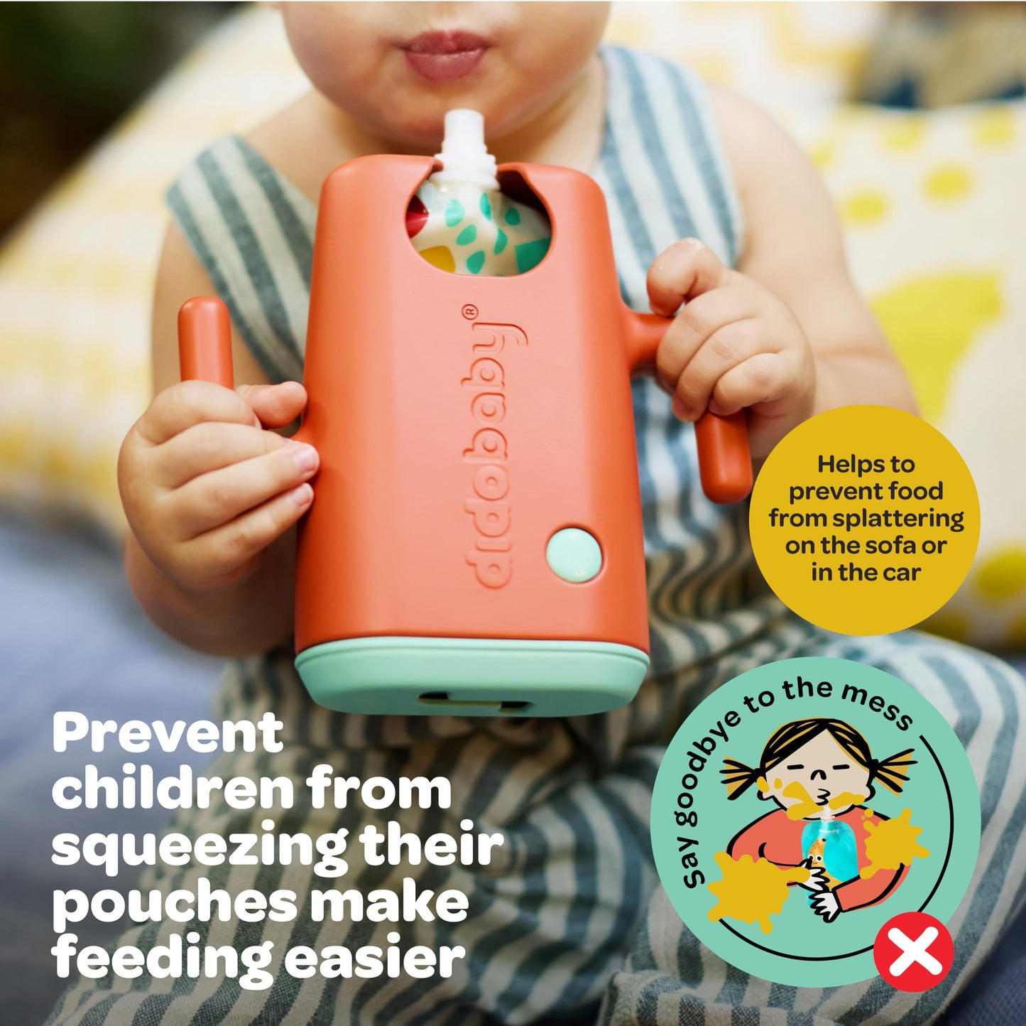Didobaby 2in1 hoidik püree- ja joogipakile