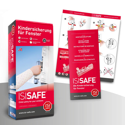 ISI SAFE aknakaitse, valge, ilma puurimiseta, 6-36 kuud