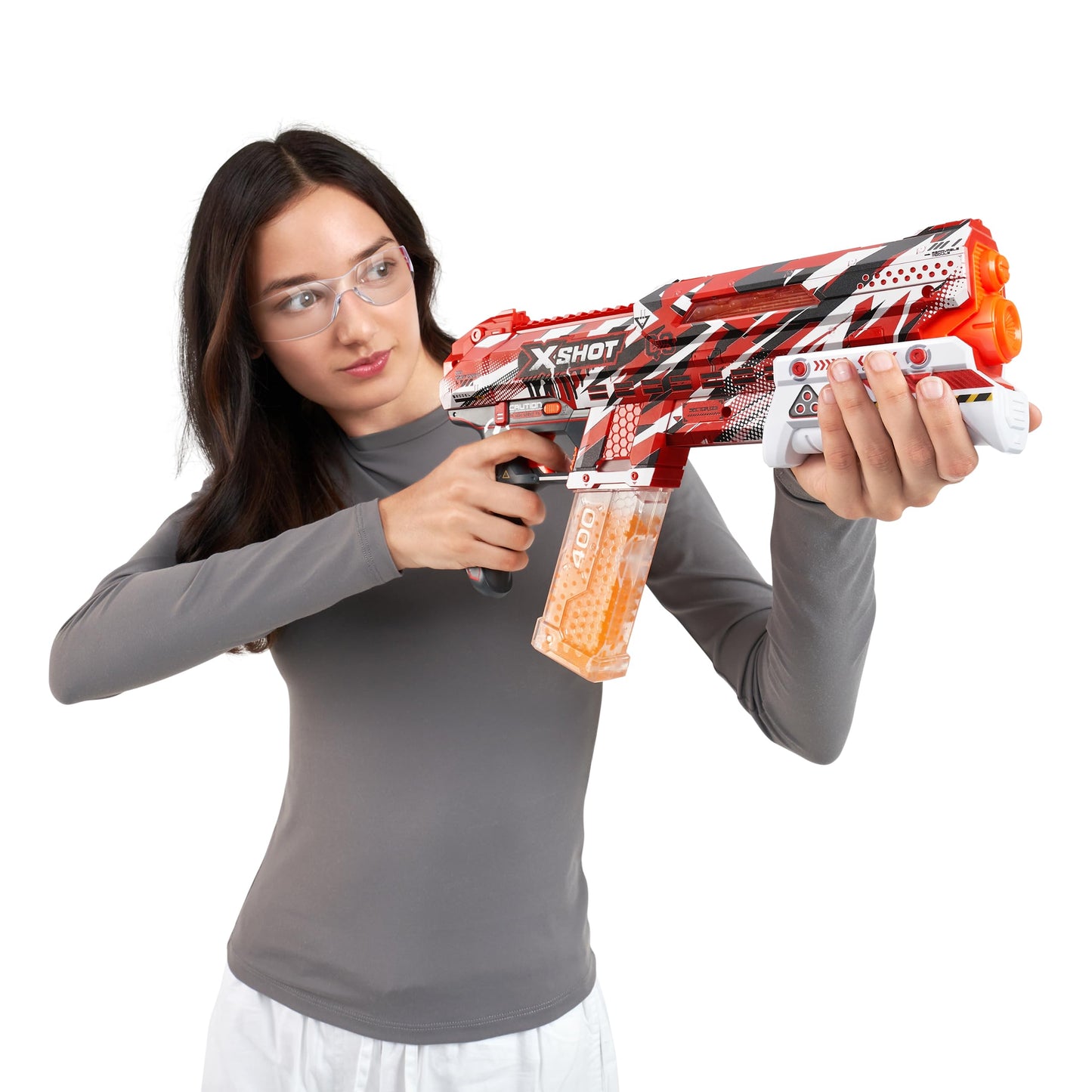 XSHOT Hyper Gel Clutch mängupüstol, manuaalne, koos 5000 geelikuuliga, 14+