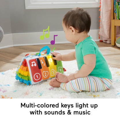 Fisher-Price Kick & Play pehme muusikaline beebiklaver tulede ja helidega, alates sünnist