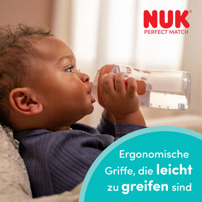 NUK Perfect Match harjoittelumuki Mikki Hiiri, 6+ kk, 150 ml, beige (Greige)