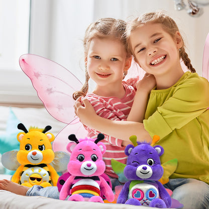 Care Bears kevadteemaline Cheer Bear kaisukaru lepatriinu kostüümis, 23 cm