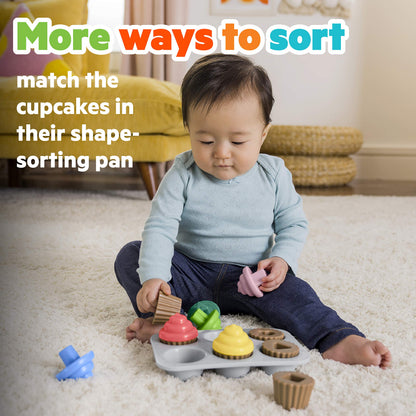 Bright Starts Sort & Sweet kujundite sorteerimismäng – tassikoogid, alates 3. elukuust