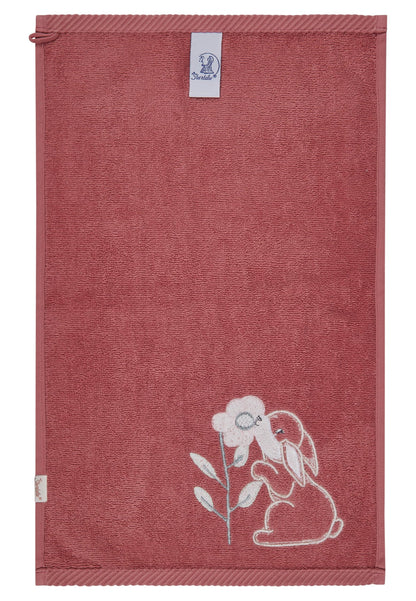 Sterntaler lasten käsipyyhe Hase Hanni 2 kpl, 50 x 30 cm, helmenvaaleanpunainen