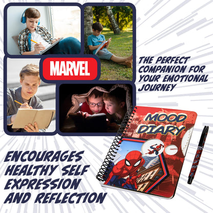 Marvel Spiderman emotsioonide päevik kleepsudega, 82 lk