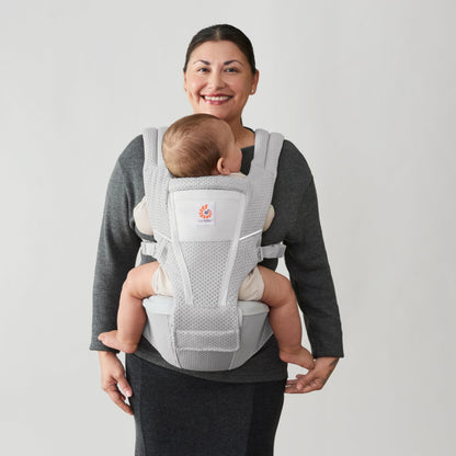 Ergobaby Alta kandekott SoftFlex Mesh, Pearl Grey, 4–48 kuud