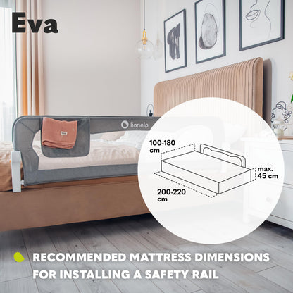 Lionelo Eva universaalne voodipiire 150 × 42 cm, hall