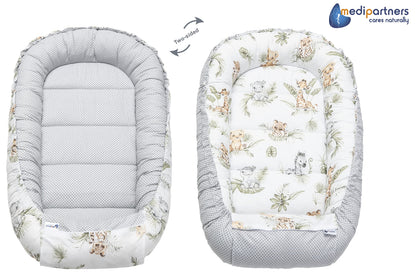 Medi Partners beebipesa komplekt 5-osaline 100 × 60 cm, Safari beež