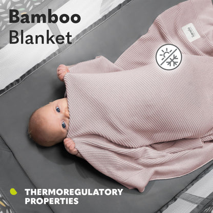 lionelo musliintekk Bamboo Baby Blanket 100 x 75 cm, münt