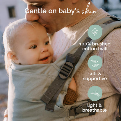 Boba X -kantoreppu vastasyntyneestä taaperoon, 3,2–20,4 kg, sininen (Sea Mist)