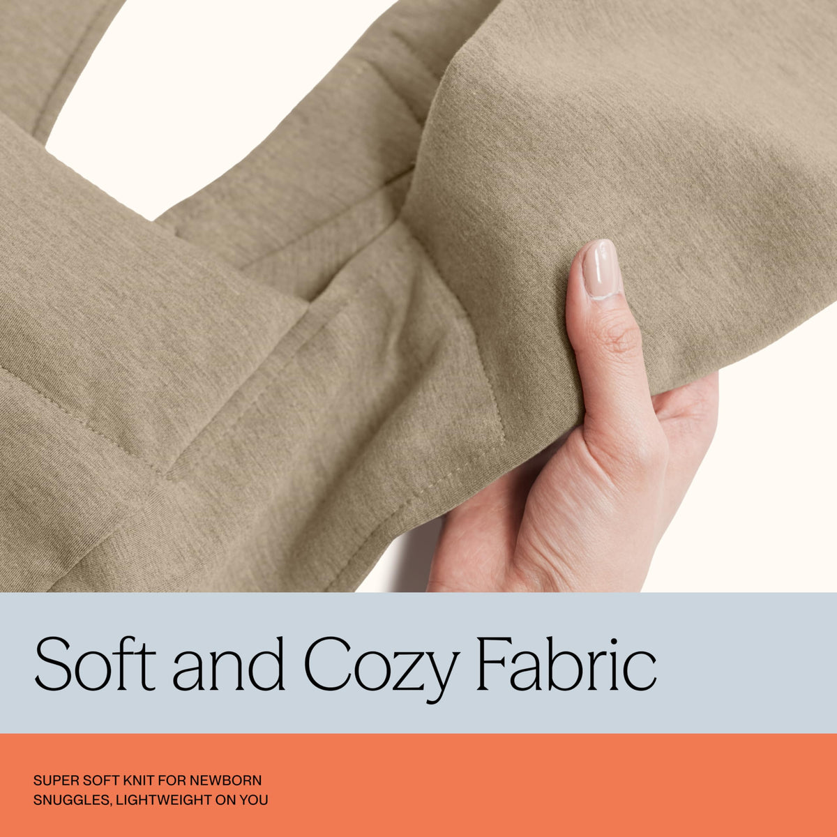 Ergobaby Embrace -kantoreppu vastasyntyneille 0–12 kuukautta, Soft Olive