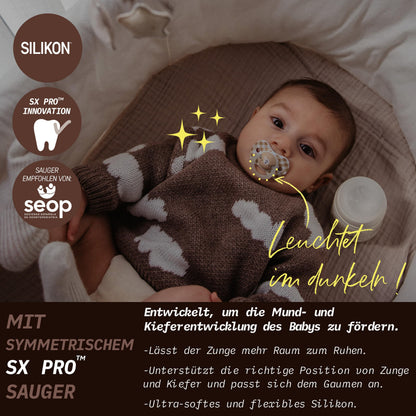 SUAVINEX lutt Night&Day SX Pro 0-6 k, sinine, 2 tk