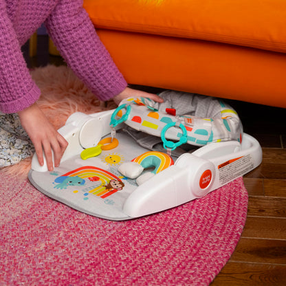 Bright Starts Learn-to-Sit beebi põrandaiste mänguasjadega, 4–12 kuud, Playful Paradise