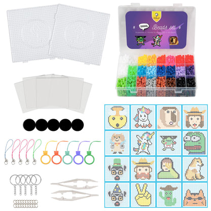 La Manuli 4500-helmeline sulamishelmeste komplekt, 22 värvi ja tarvikut, meemide ja emojide teemaline