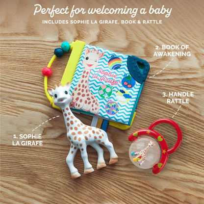 Sophie la Girafe kinkekomplekt beebile alates sünnist