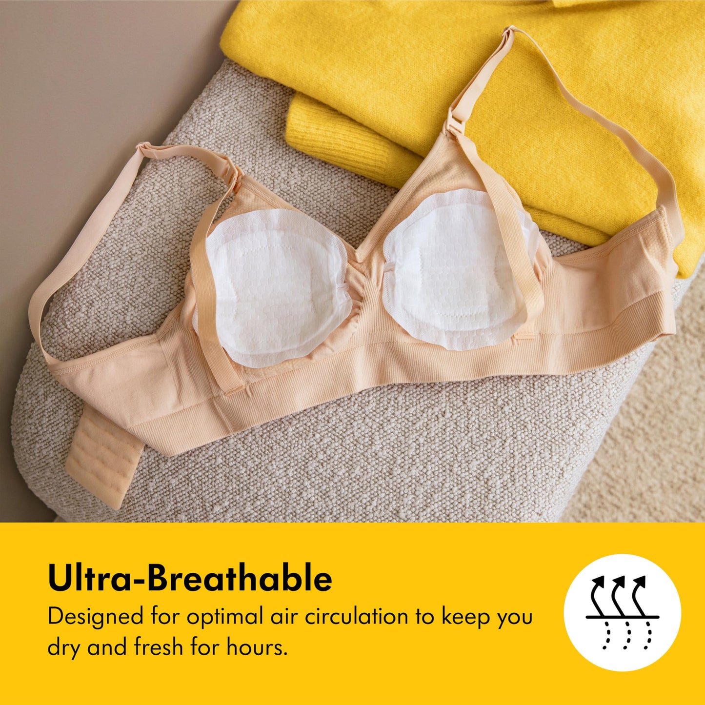 Medela Ultra-breathable rinnapadjad, 10/30/60/120