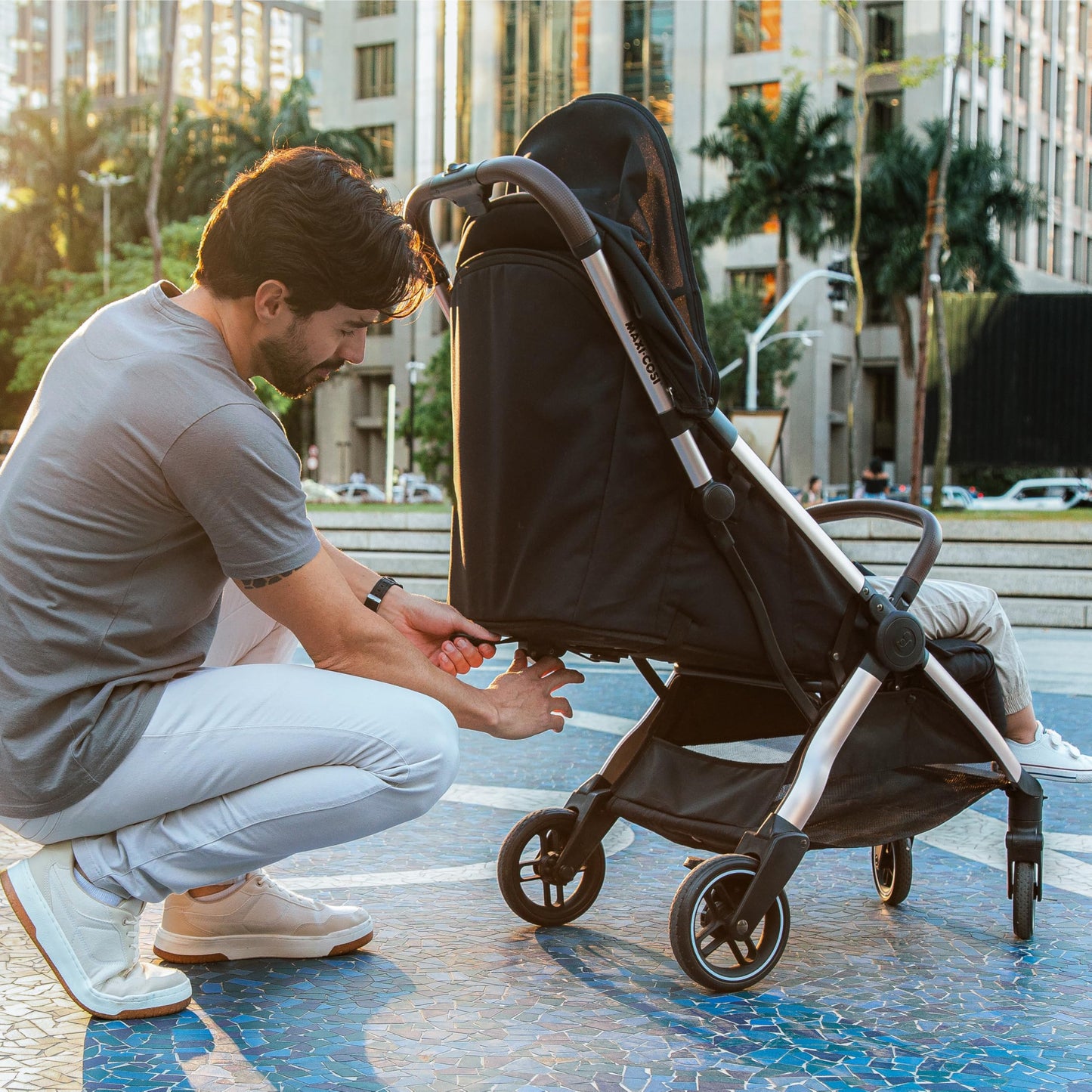 Maxi-Cosi Eva3 jalutuskäru, Select Grey, 0–4 a, kuni 22 kg