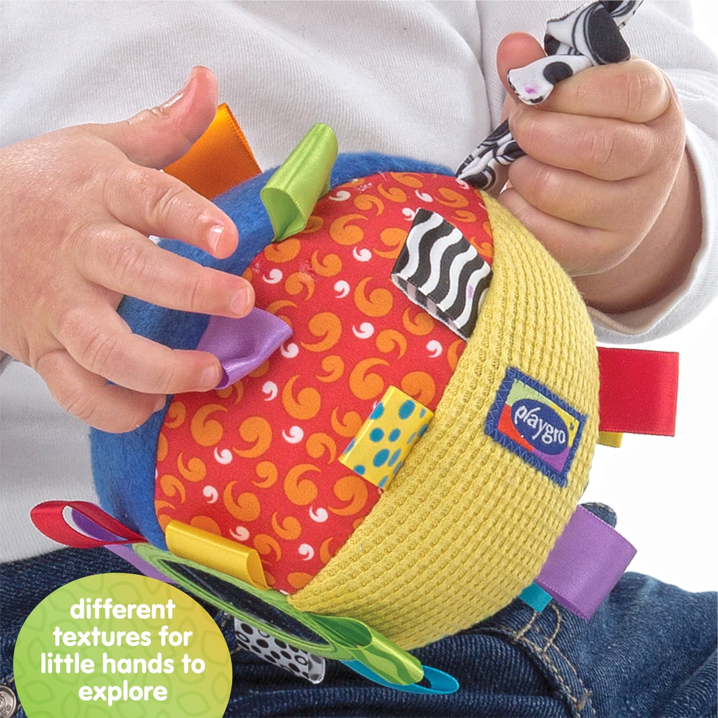 Playgro Kick & Play Loopy Loops sensoorne pall beebidele, 3+ kuud