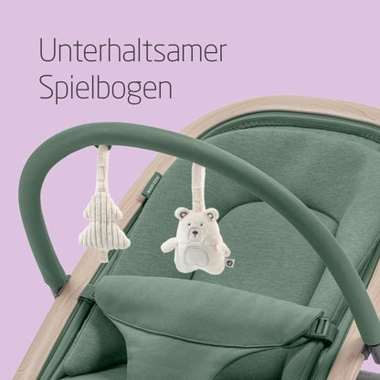 Maxi-Cosi Kori 2-ühes beebikiik mängukaarega, 0–2 a, kuni 15 kg, Beyond Green