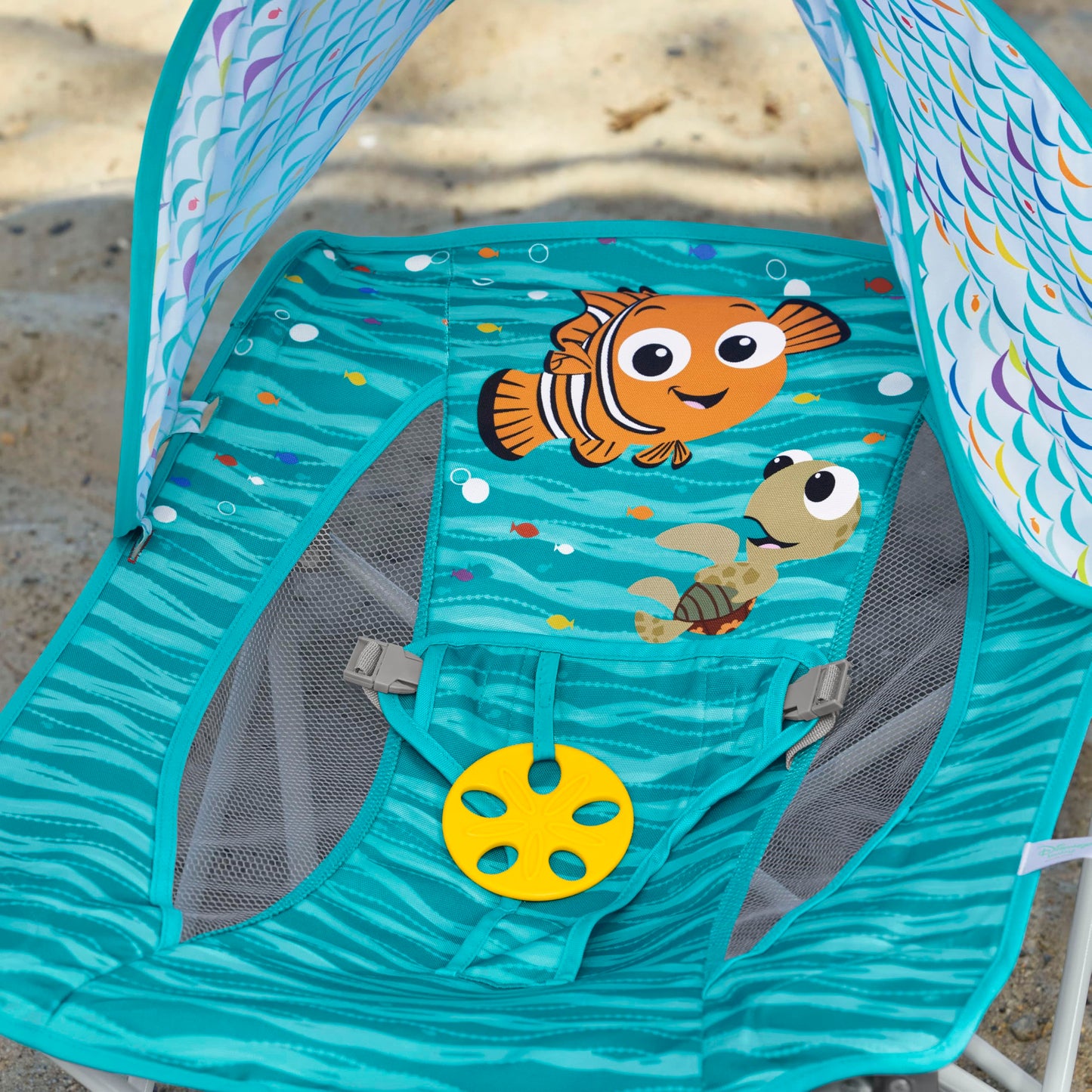 Bright Starts Disney Findet Nemo reisitool UPF 50+, 0-6 kuud, sinine