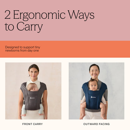 Ergobaby Embrace -kantoreppu vastasyntyneille 0–12 kuukautta, Soft Olive