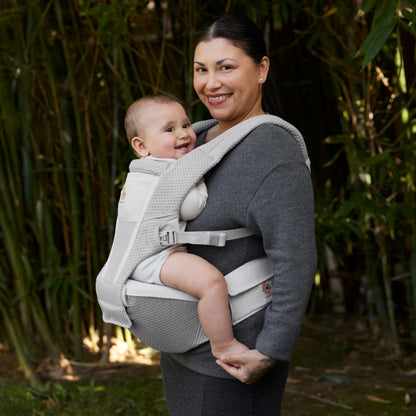 Ergobaby Alta kandekott SoftFlex Mesh, Pearl Grey, 4–48 kuud