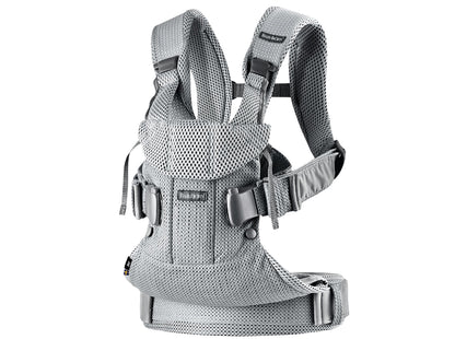 BabyBjörn Baby Carrier One Air kõhukott, 3D Mesh, hõbedane