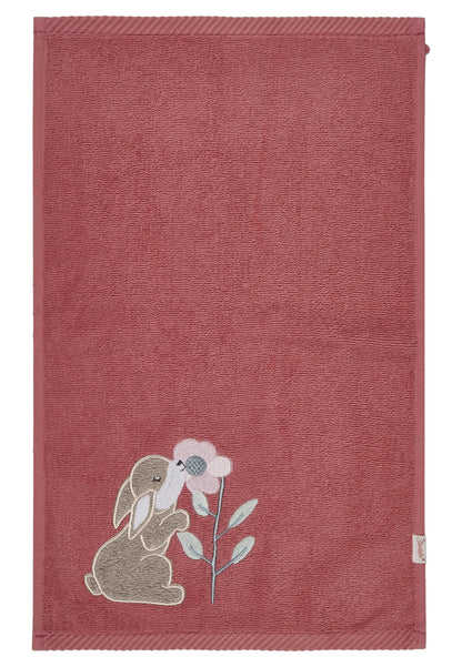 Sterntaler lasten käsipyyhe Hase Hanni 2 kpl, 50 x 30 cm, helmenvaaleanpunainen