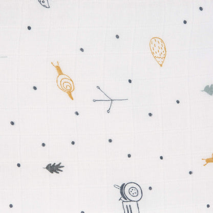Lässig Heavenly Soft Swaddles XL musliintekid 120 × 120 cm, 2 tk, Garden Explorer Mint