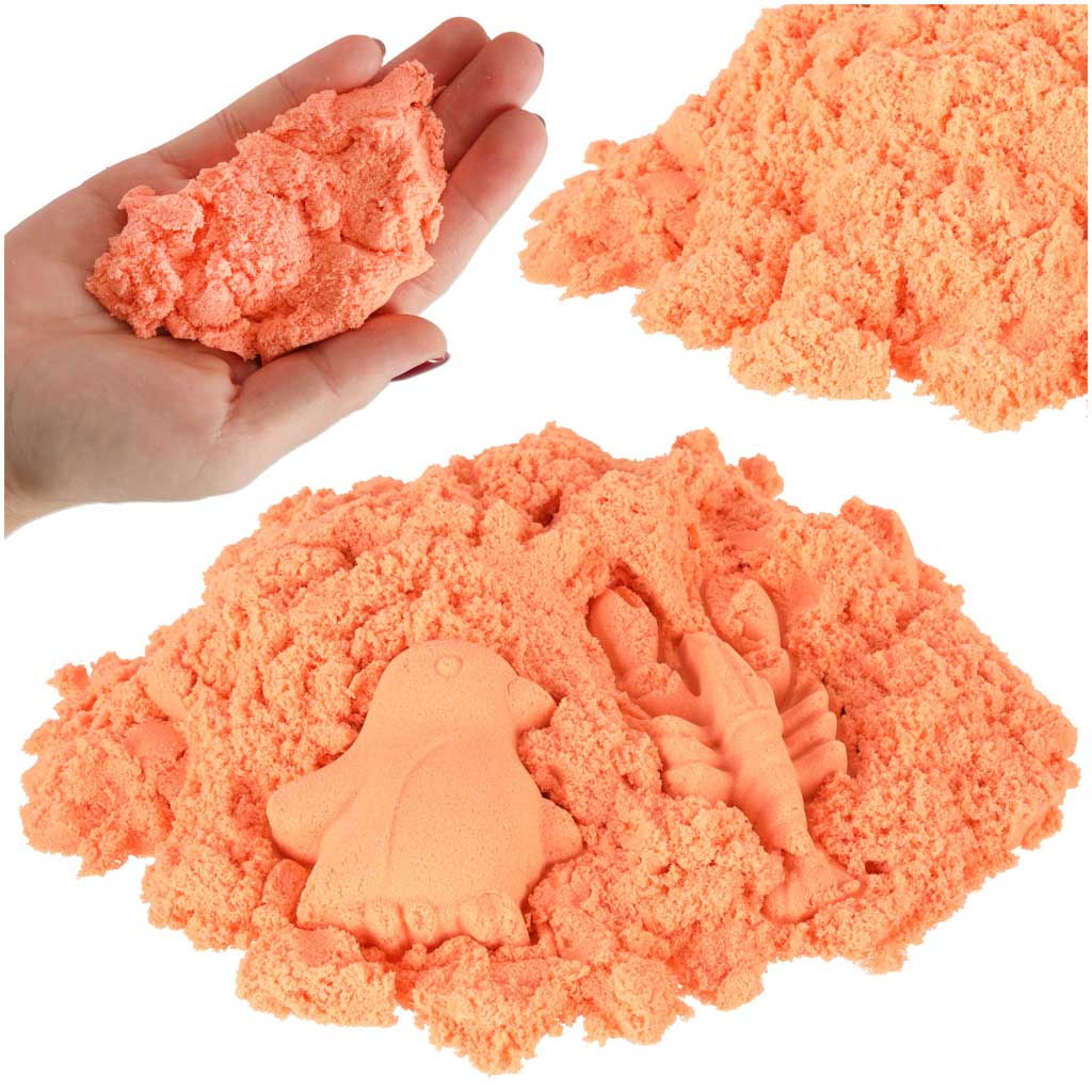 Kineetiline liiv lastele 1 kg, erinevad värvid