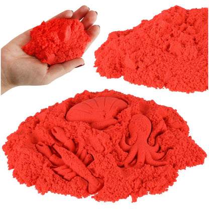 Kineetiline liiv lastele 1 kg, erinevad värvid